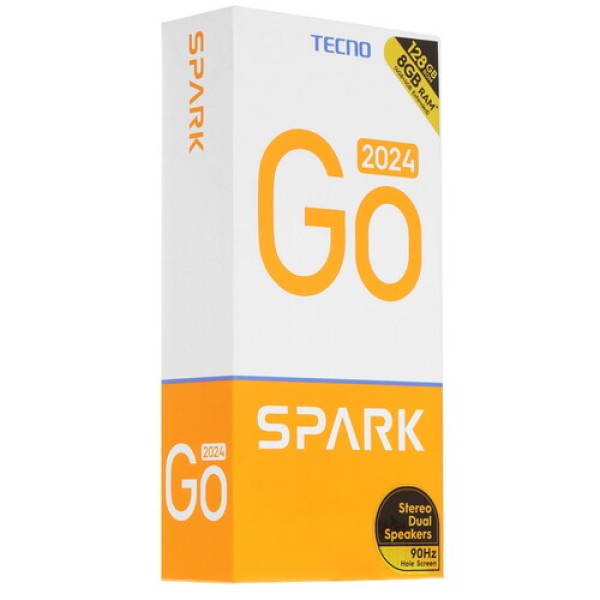 6.56" Смартфон Tecno SPARK GO 2024 128 ГБ черный