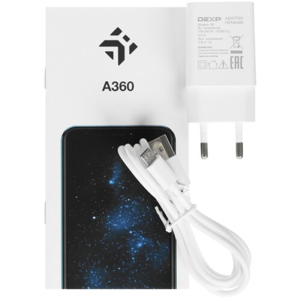 5.99" Смартфон DEXP A360 16 ГБ зеленый