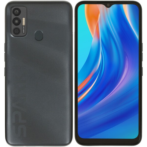 6.52" Смартфон Tecno SPARK 7 64 ГБ черный