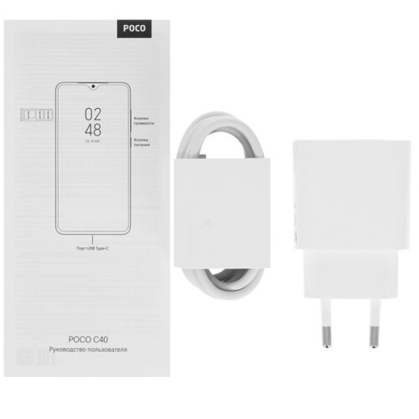 6.71" Смартфон POCO C40 32 ГБ бирюзовый