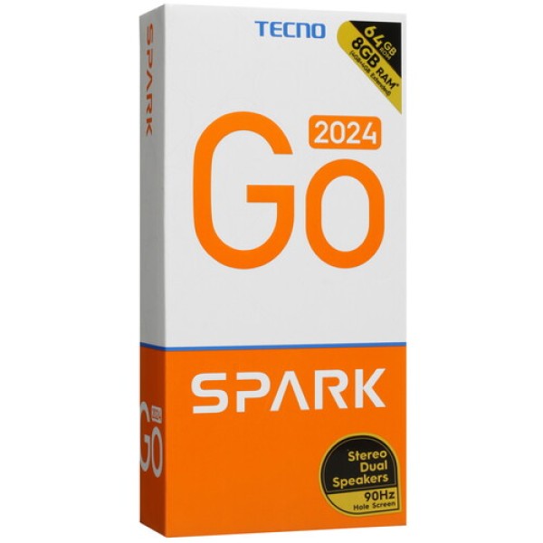 6.56" Смартфон Tecno SPARK GO 2024 64 ГБ зеленый