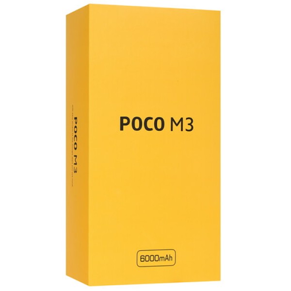 Смартфон POCO M3 4/128Gb [6,53"/LTE/Cam48Mpx/6000mAh/Black]