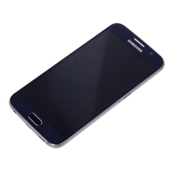 Смартфон Samsung SM-G920 Galaxy S6 5.1" 64Gb Black 8x1.5Ghz/3072Mb/2560x1440/2SIM/3G/LTE6/GPS/Cam16/2550mAh/Android 5.0