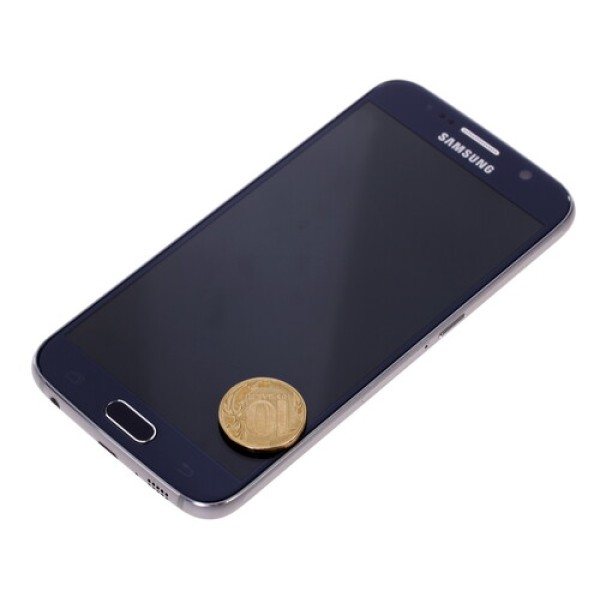 Смартфон Samsung SM-G920 Galaxy S6 5.1" 64Gb Black 8x1.5Ghz/3072Mb/2560x1440/2SIM/3G/LTE6/GPS/Cam16/2550mAh/Android 5.0