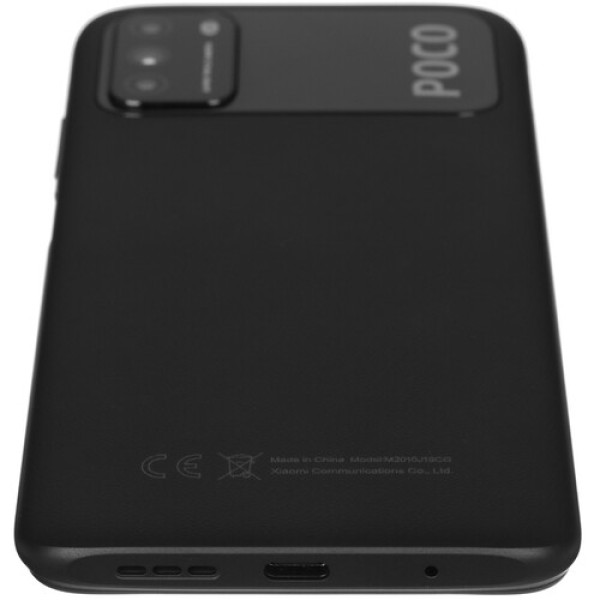 Смартфон POCO M3 4/128Gb [6,53"/LTE/Cam48Mpx/6000mAh/Black]