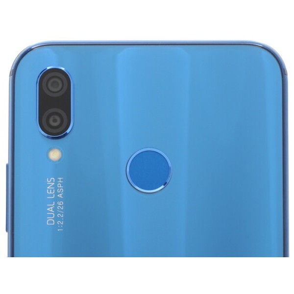 Смартфон Huawei P20 Lite 5.84" 64Gb Blue 8(4x2,36Ghz+4x1,7Ghz)/4096Mb/2280x1080/IPS/2SIM/LTE/NFC/Cam16+2/3000mAh/Android 8.0