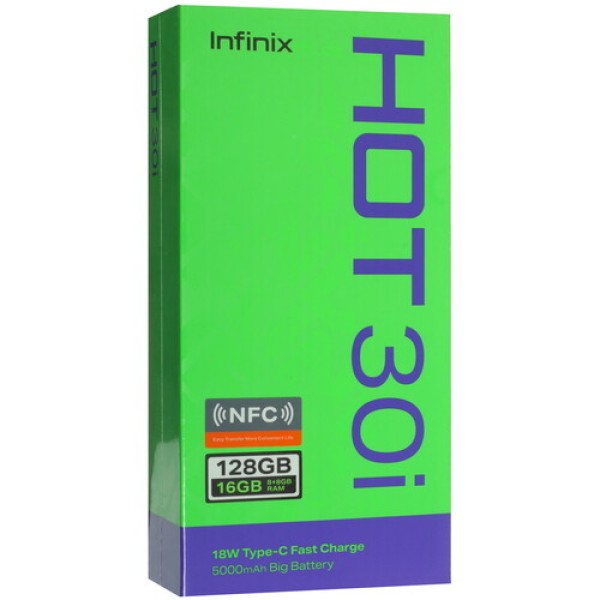 6.56" Смартфон Infinix HOT 30i 128 ГБ черный