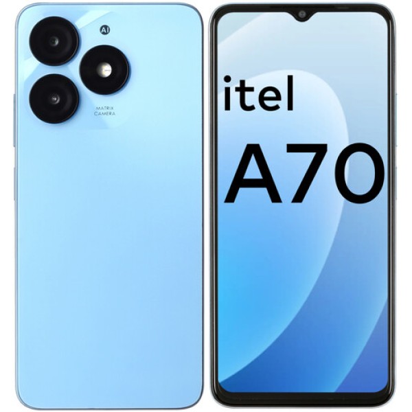 6.6" Смартфон Itel A70 256 ГБ голубой