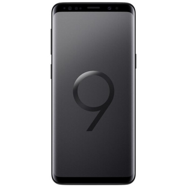 Смартфон Samsung Galaxy S9 5.8" 64Gb Black 8(4x2,9Ghz+4x1,9Ghz)/4096Mb/2960x1440/sAMOLED/2SIM/LTE/NFC/IP68/Cam12/3000mAh/Android 8.0