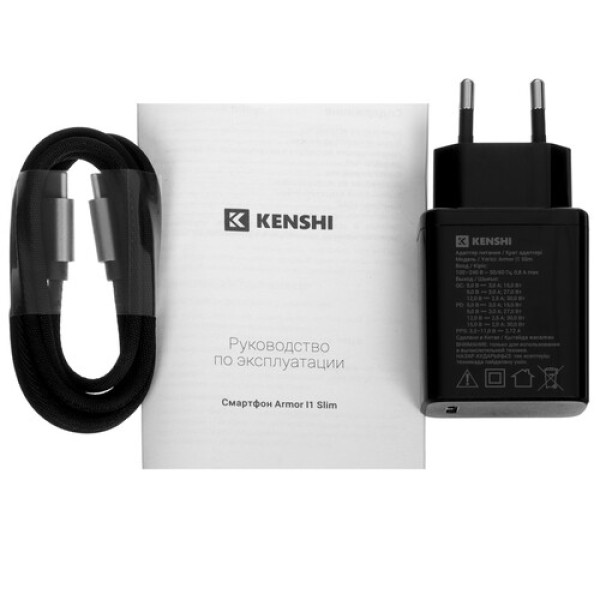 6.78" Смартфон KENSHI Armor I1 Slim 128 ГБ черный