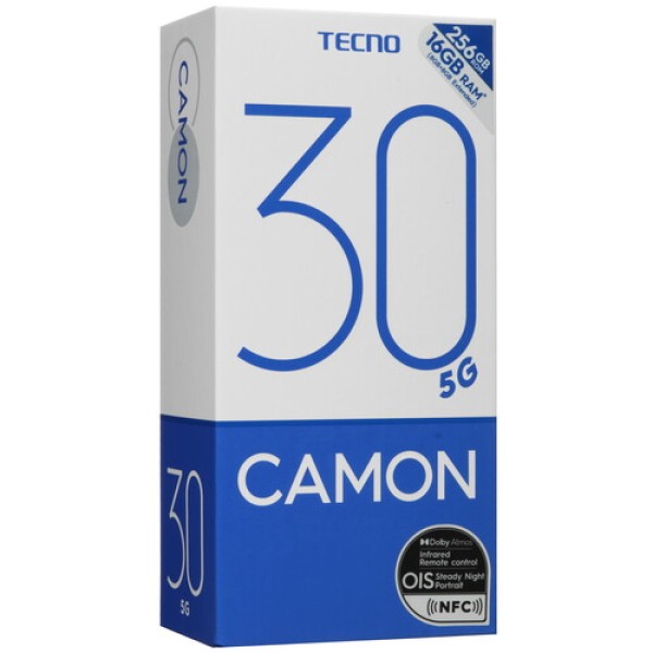 6.8" Смартфон Tecno CAMON 30 5G 256 ГБ черный