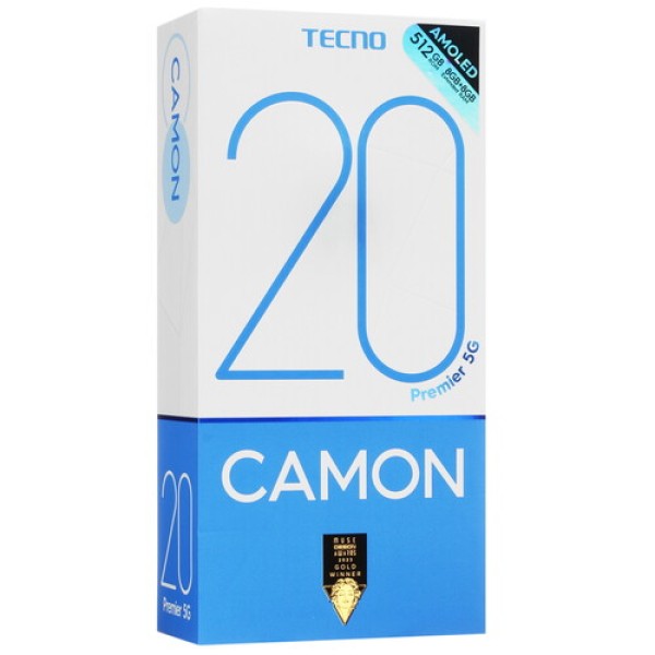6.7" Смартфон Tecno CAMON 20 Premier 5G 512 ГБ черный