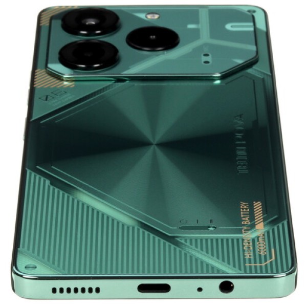 6.8" Смартфон Tecno POVA 6 Pro 5G 256 ГБ зеленый