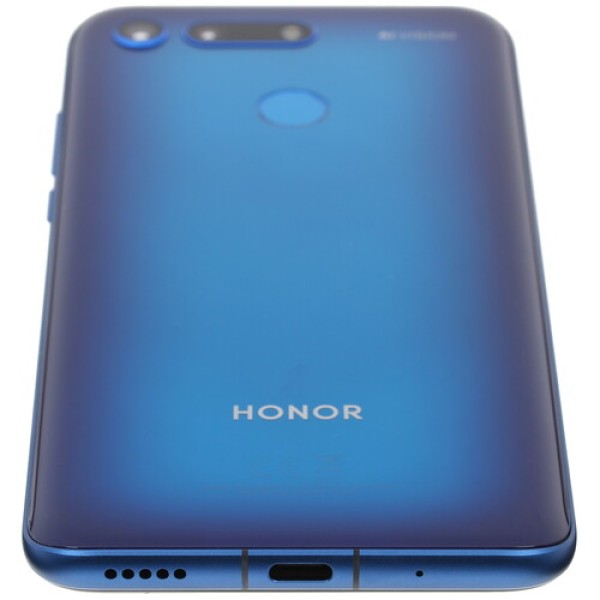 Смартфон Honor View 20 6.4" 256Gb Blue 8(4x1,8Ghz+2x2.6Ghz+2x1,9Ghz)/8192Mb/2310x1080/IPS/2SIM/LTE/NFC/Cam48+24/4000mAh/Android 9.0