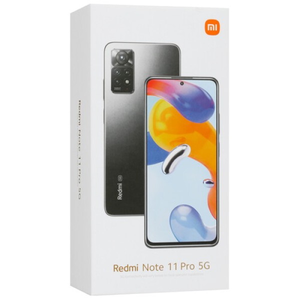 Смартфон Xiaomi Redmi Note 11 Pro 5G 6/64Gb [6.67" /5G /NFC/Cam108Mpx/5000mAh/Graphite Gray]