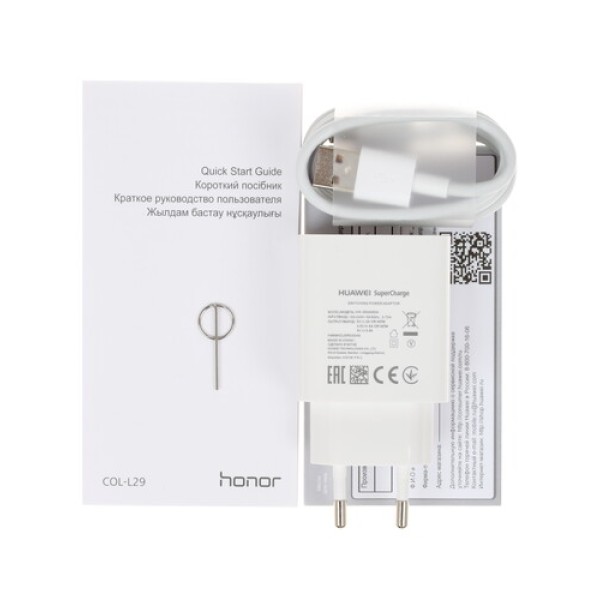 Смартфон Honor 10 5.84" 128Gb Green 8(4x2,36Ghz+4x1,8Ghz)/4096Mb/2280x1080/IPS/2SIM/LTE/NFC/Cam16+24/3400mAh/Android 8.1