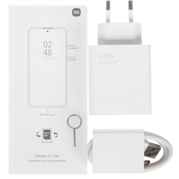 6.55" Смартфон Xiaomi 12 Lite 128 ГБ розовый