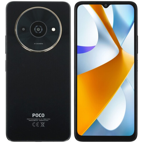 6.71" Смартфон POCO C61 128 ГБ черный