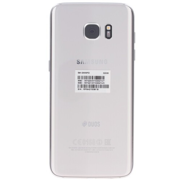 Смартфон Samsung SM-G935FD Galaxy S7 edge 5.5" 32Gb Silver 8(4х2.3+4х1.6Ghz)/4096Mb/2560x1440/LTE/GPS/Cam12/3600mAh/A6.0