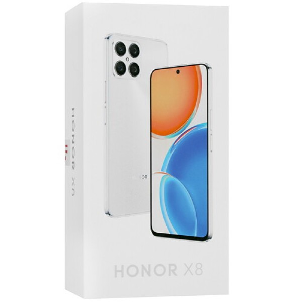 6.7" Смартфон HONOR X8 128 ГБ серебристый
