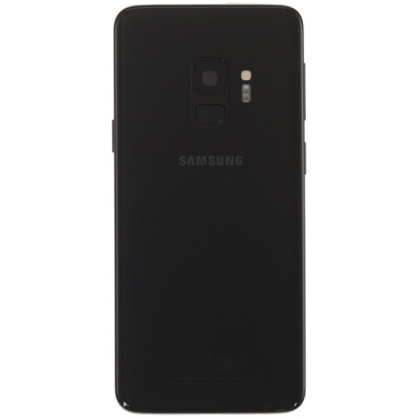 Смартфон Samsung Galaxy S9 5.8" 64Gb Black 8(4x2,9Ghz+4x1,9Ghz)/4096Mb/2960x1440/sAMOLED/2SIM/LTE/NFC/IP68/Cam12/3000mAh/Android 8.0