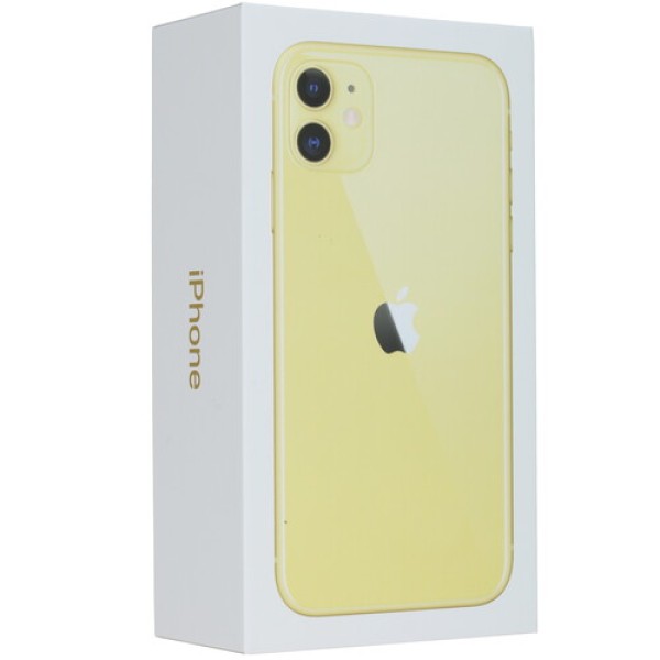 Смартфон Apple iPhone 11 6,1" 256Gb Yellow A13/4Gb/1792х828/IPS/LTE/NFC/IP68/Cam12/iOS