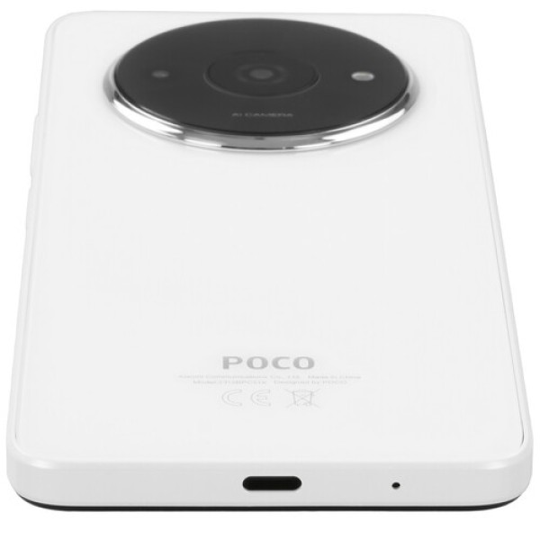 6.71" Смартфон POCO C61 128 ГБ белый