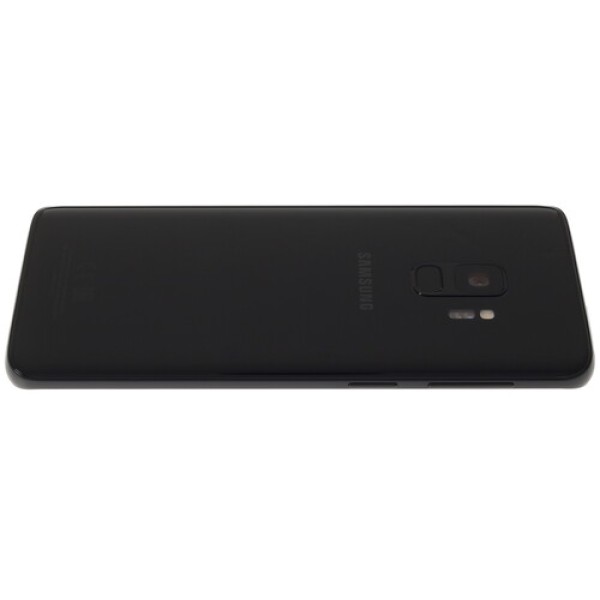 Смартфон Samsung Galaxy S9 5.8" 64Gb Black 8(4x2,9Ghz+4x1,9Ghz)/4096Mb/2960x1440/sAMOLED/2SIM/LTE/NFC/IP68/Cam12/3000mAh/Android 8.0