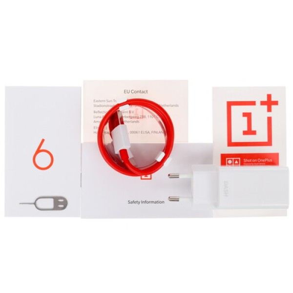 6.28" Смартфон OnePlus 6 128 ГБ глянцевый черный