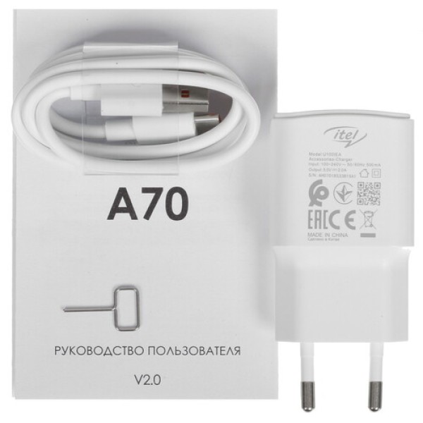 6.6" Смартфон Itel A70 256 ГБ голубой