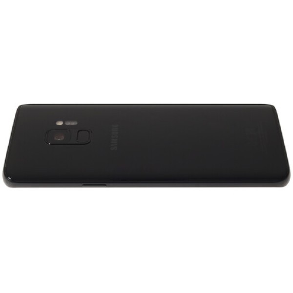 Смартфон Samsung Galaxy S9 5.8" 64Gb Black 8(4x2,9Ghz+4x1,9Ghz)/4096Mb/2960x1440/sAMOLED/2SIM/LTE/NFC/IP68/Cam12/3000mAh/Android 8.0