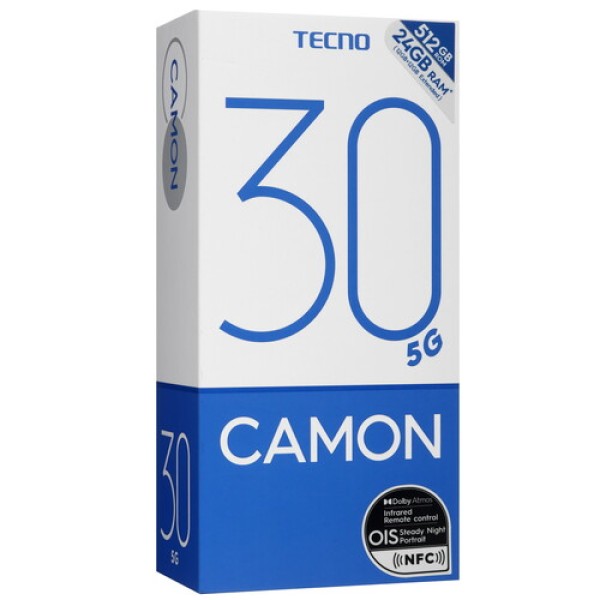 6.8" Смартфон Tecno CAMON 30 5G 512 ГБ зеленый