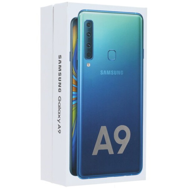 Смартфон Samsung SM-A920F Galaxy A9 (2018) 6.3" 128Gb Blue 8(4x2,2Ghz+4*1,8Ghz)/6144Mb/2220x1080/sAmoled/2SIM/LTE/NFC/Cam24+5+10+8/3800mAh/Android