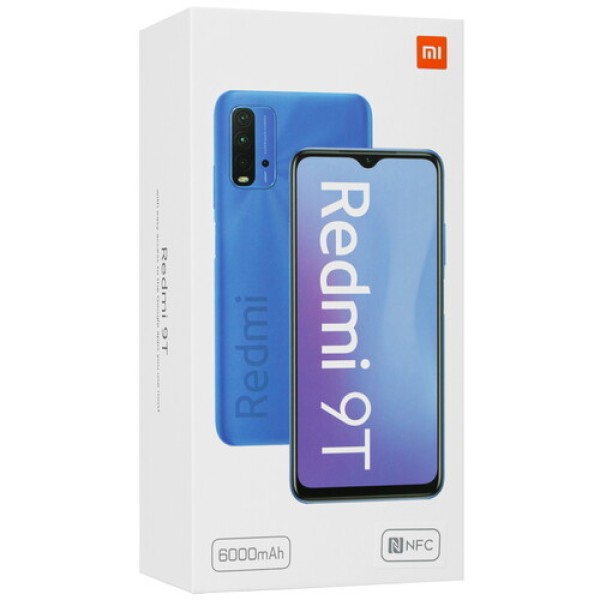 Смартфон Xiaomi Redmi 9T 4/64Gb [6,53"/LTE/NFC/Cam48Mpx/6000mAh/Twilight Blue]