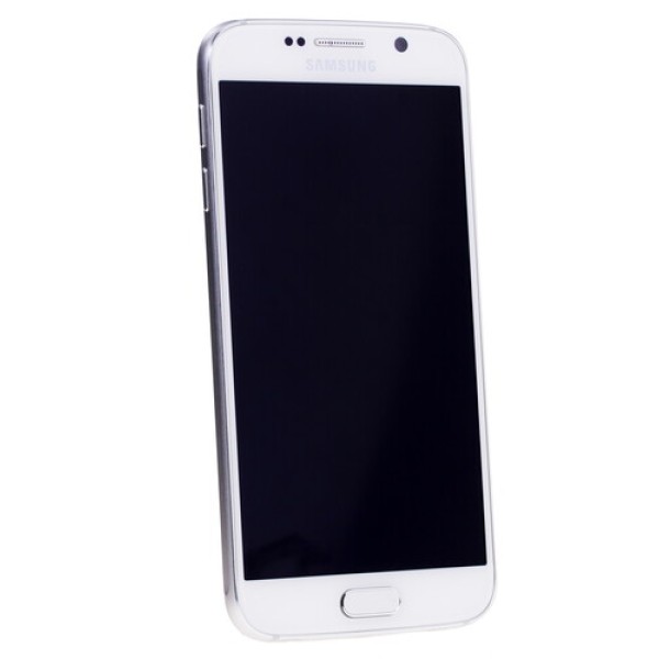 Смартфон Samsung SM-G920 Galaxy S6 5.1" 64Gb White 8x1.5Ghz/3072Mb/2560x1440/2SIM/3G/LTE6/GPS/Cam16/2550mAh/Android 5.0