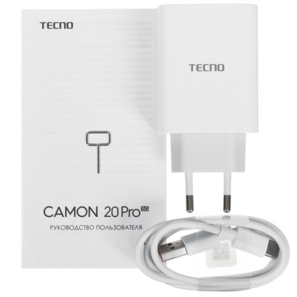 6.7" Смартфон Tecno CAMON 20 Pro 5G 256 ГБ синий
