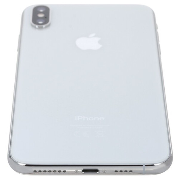 Смартфон Apple iPhone Xs Max 6,5" 64Gb Silver 6x2.5Ghz/4096Mb/2688х1242/OLED/LTE/NFC/IP68/Cam12+12/iOS
