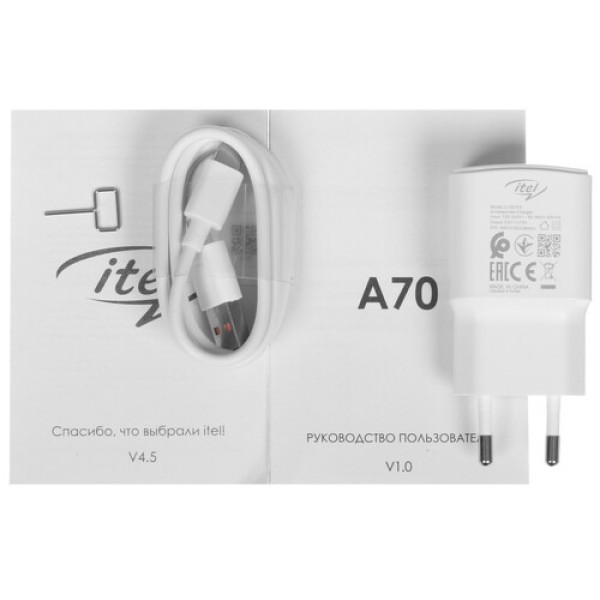 6.6" Смартфон Itel A70 256 ГБ черный
