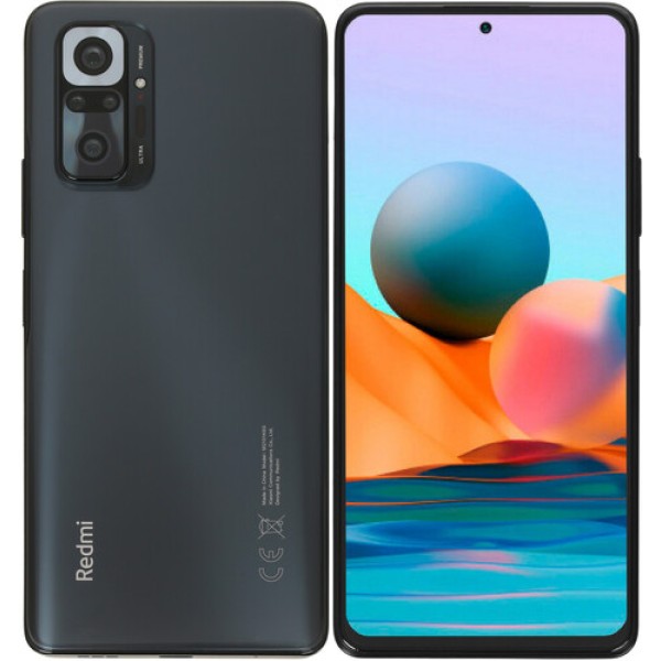 6.67" Смартфон Xiaomi Redmi Note 10 Pro 128 ГБ серый