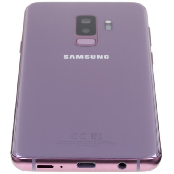Смартфон Samsung Galaxy S9+ 6.2" 64Gb Purple 8(4x2,9Ghz+4x1,9Ghz)/6144Mb/2960x1440/sAMOLED/2SIM/LTE/NFC/IP68/Cam12+12/3500mAh/Android 8.0