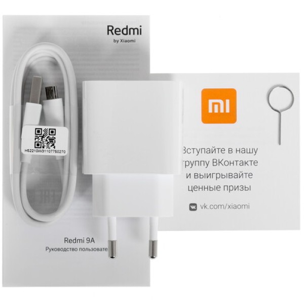 6.53" Смартфон Xiaomi Redmi 9A 32 ГБ синий