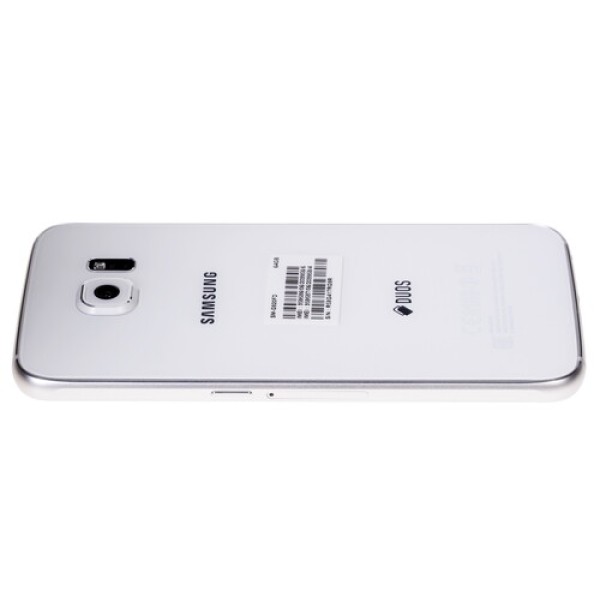 Смартфон Samsung SM-G920 Galaxy S6 5.1" 64Gb White 8x1.5Ghz/3072Mb/2560x1440/2SIM/3G/LTE6/GPS/Cam16/2550mAh/Android 5.0