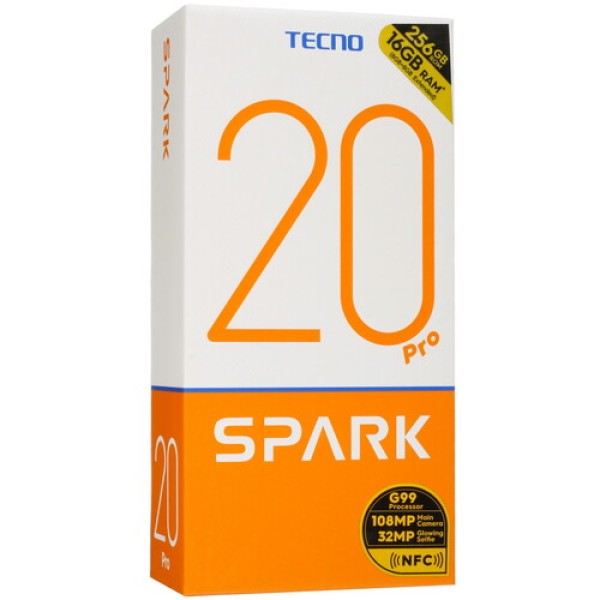 6.8" Смартфон Tecno SPARK 20 Pro 256 ГБ зеленый