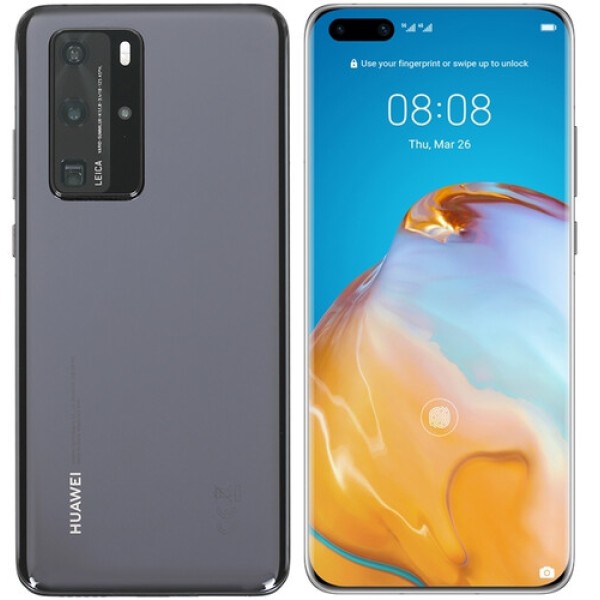 Смартфон Huawei P40 PRO 6.58" Black 256Gb Kirin 990 5G/8Gb/2640x1200/OLED/Cam50+40+12+3D/32Mp+Depth/4200mAh/Android 10
