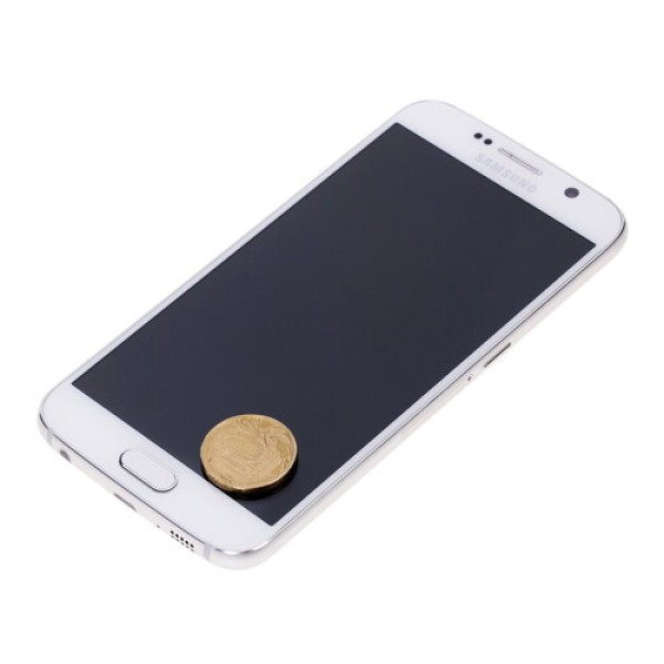 Смартфон Samsung SM-G920 Galaxy S6 5.1" 64Gb White 8x1.5Ghz/3072Mb/2560x1440/2SIM/3G/LTE6/GPS/Cam16/2550mAh/Android 5.0