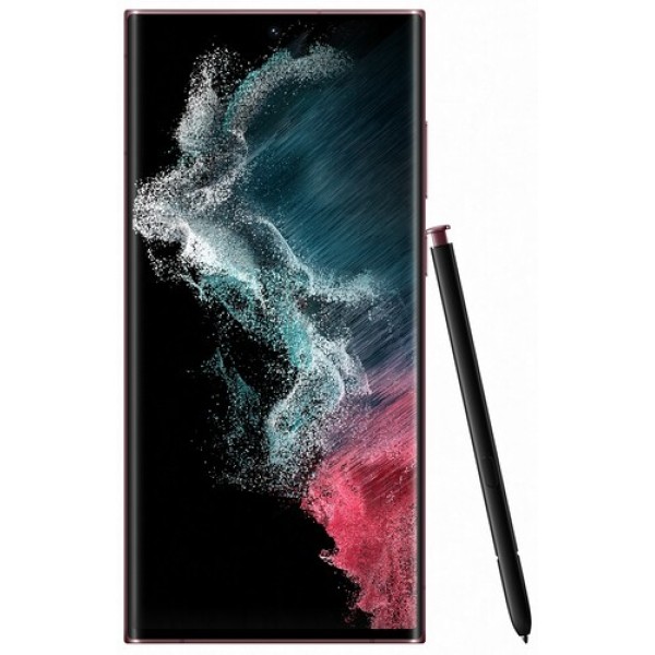 Смартфон Samsung Galaxy S22 Ultra 12/256Gb [6,8"/5G/NFC/Cam108+12+10+10Mpx/5000mAh/Бургунди]