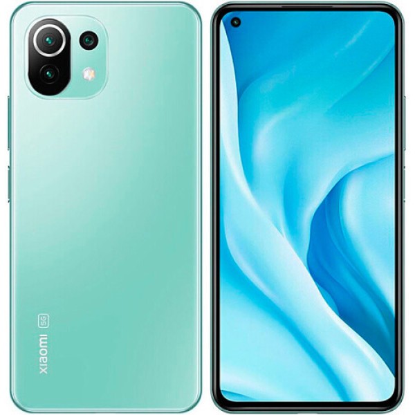 Смартфон Xiaomi Mi 11 lite 5G 8/128Gb [6,55"/5G/NFC/Cam64Mpx/4250mAh/Mint Green]