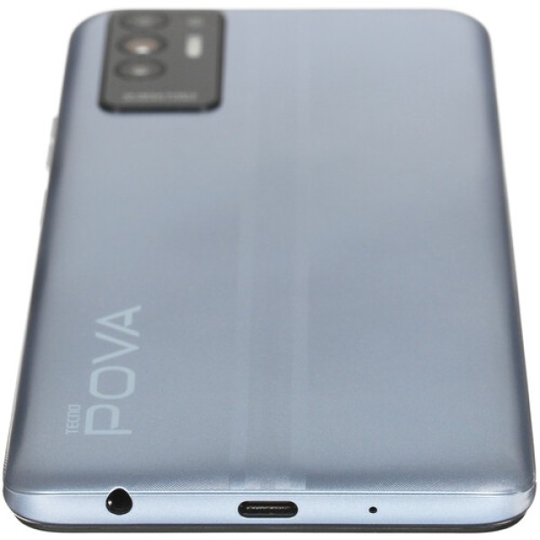 6.95" Смартфон Tecno POVA 2 64 ГБ серебристый