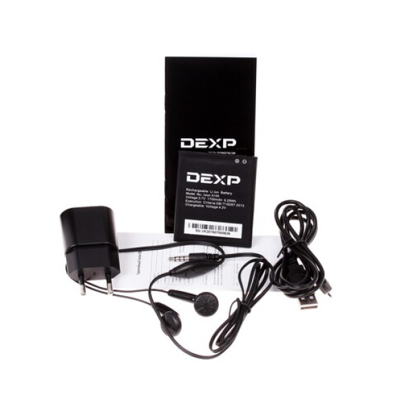 Смартфон DEXP Ixion X145 Nova 4.5" 8Gb Black 4x1.3GHz/1Gb/854x480/IPS/2SIM/cam5AF/1700mAh/Android 5.0