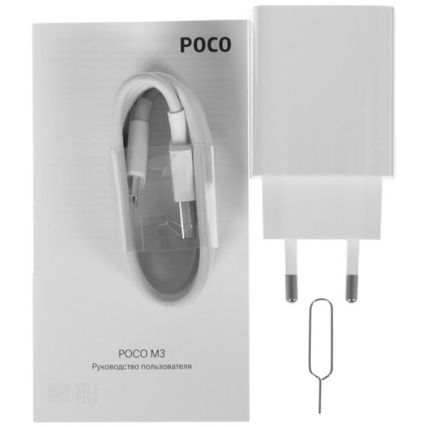 Смартфон POCO M3 4/128Gb [6,53"/LTE/Cam48Mpx/6000mAh/Blue]